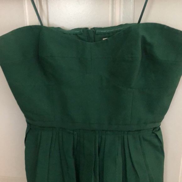 J. Crew Dress Forest green dress, awesome dress! - Picture 2 of 5
